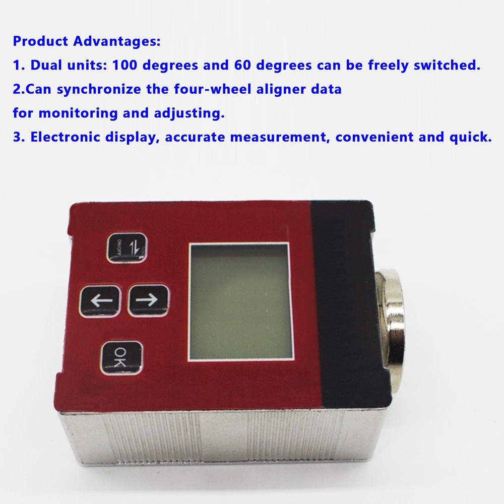 Car Wheel Alignment Level Meter, Digital Electronic Balance Aligner Positioner