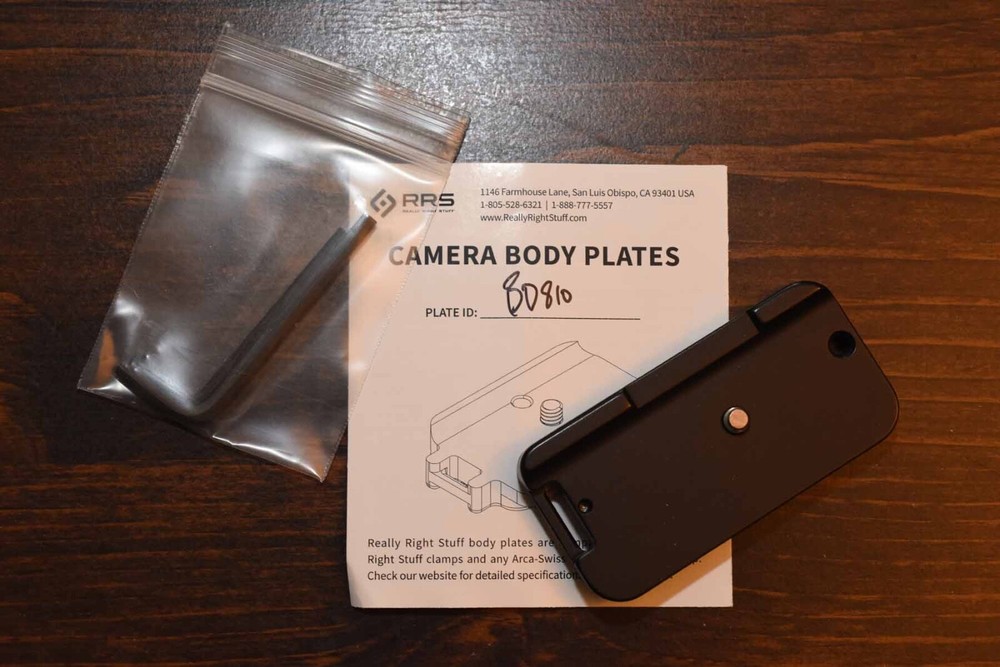 RRS BD810 Camera Body Plate