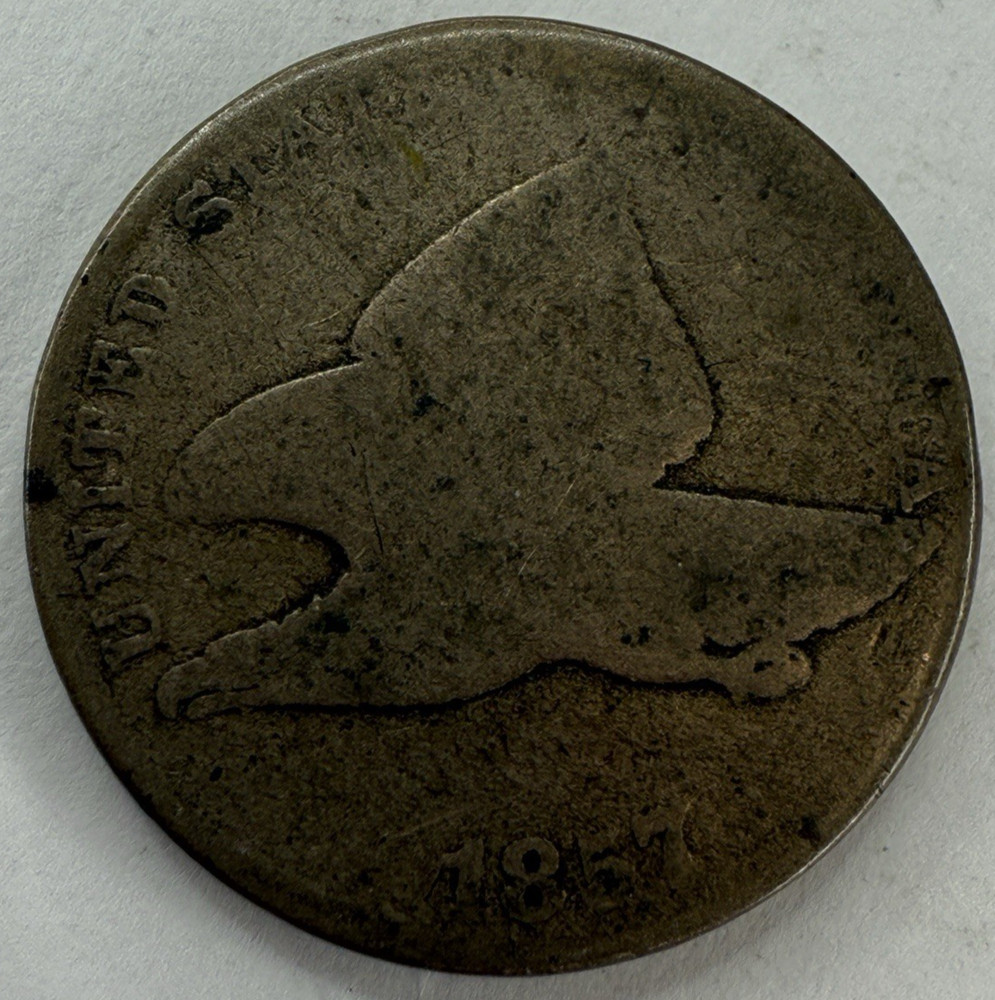 1857 Flying Eagle Cent Exact Coin Imaged #FLY103