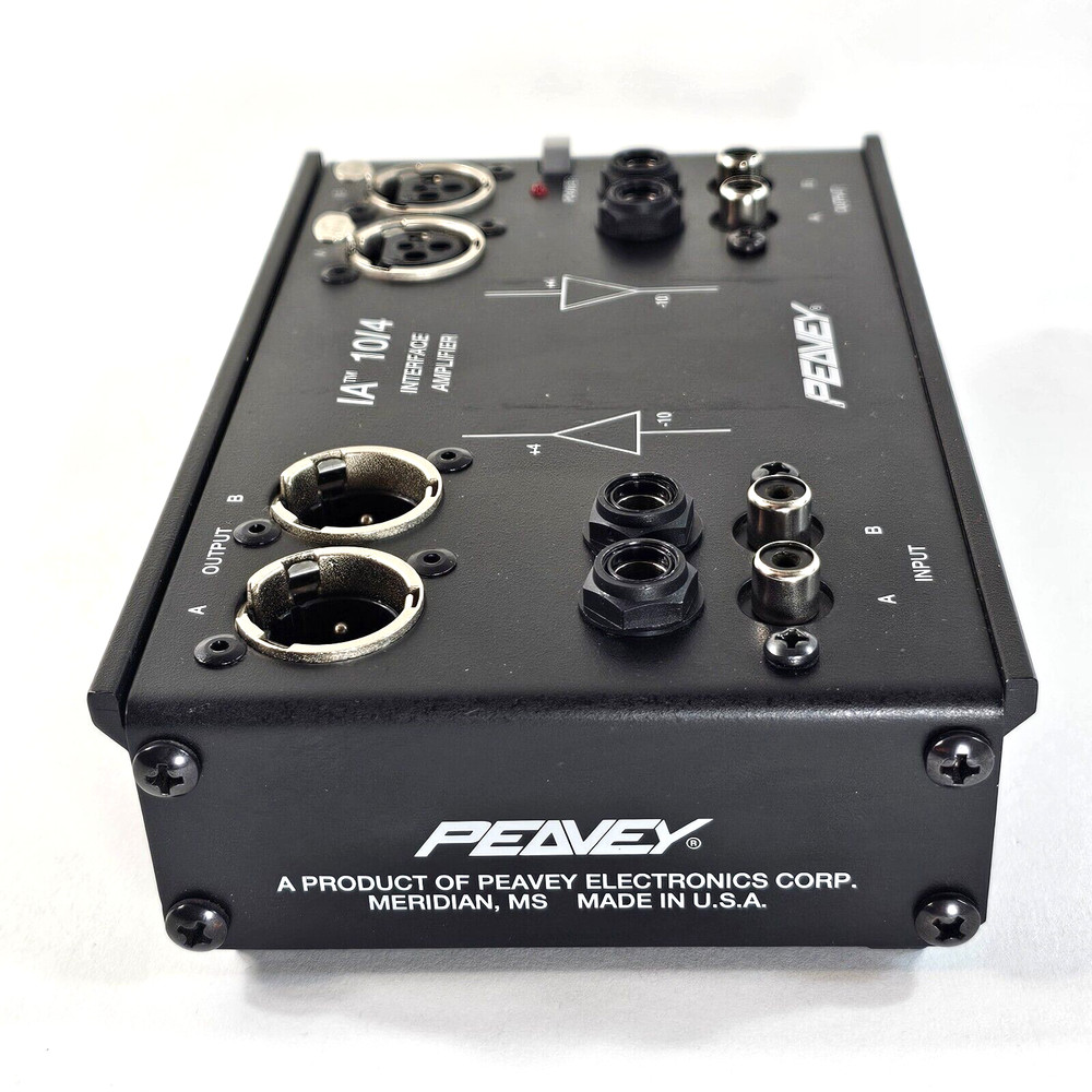 Peavey IA 10/4 Microphone Interface Amplifier with Box - Tested