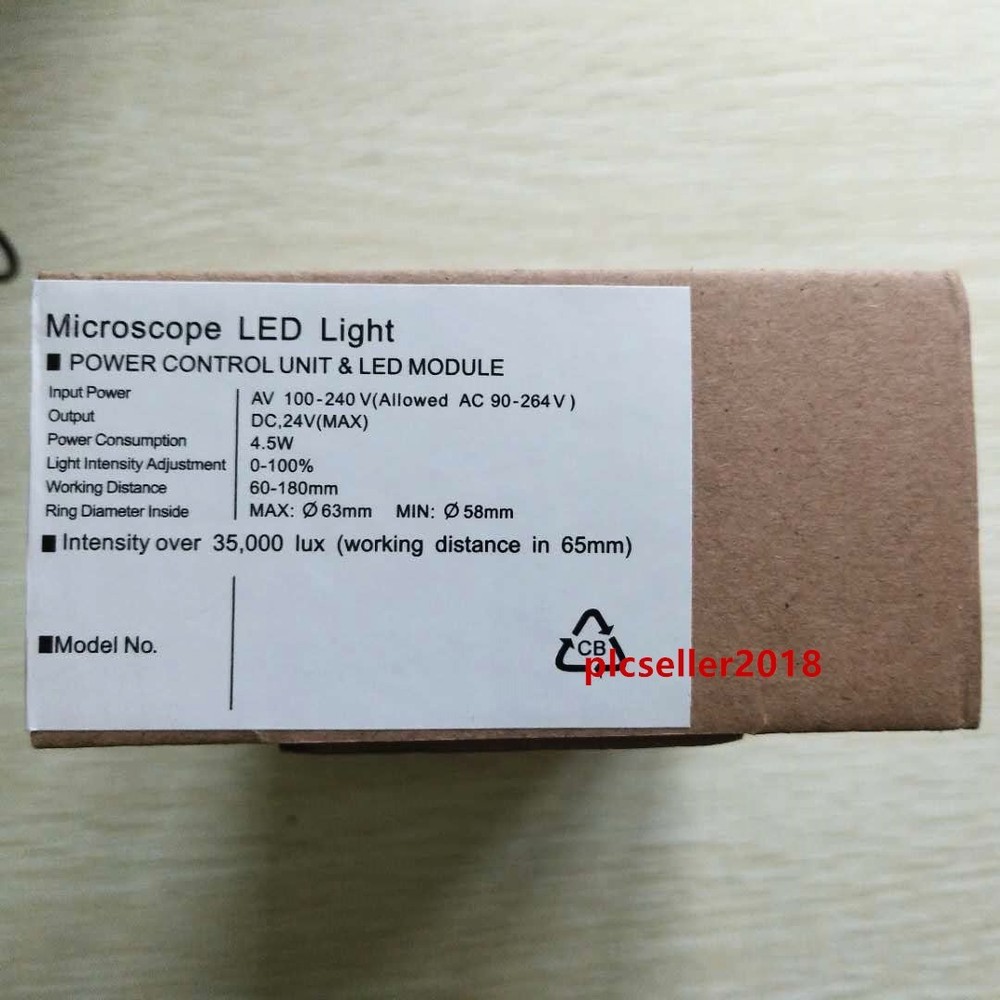 56 LED Adjustable White LED Ring Light Illuminator for Nikon Olympus Microscope