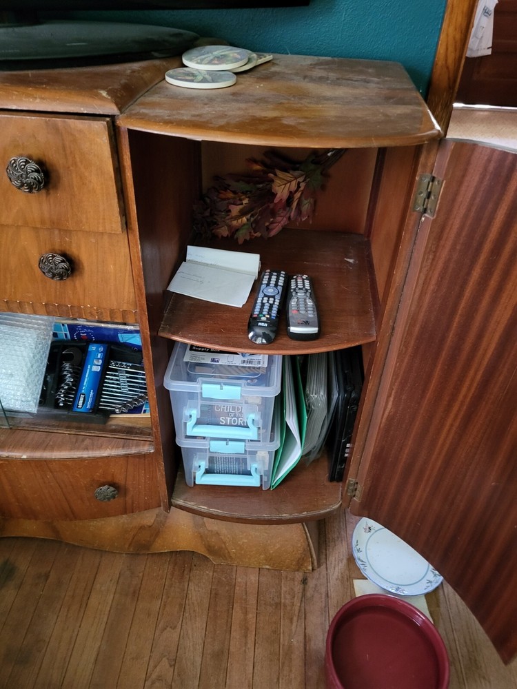 Antique Sideboard Buffet Server