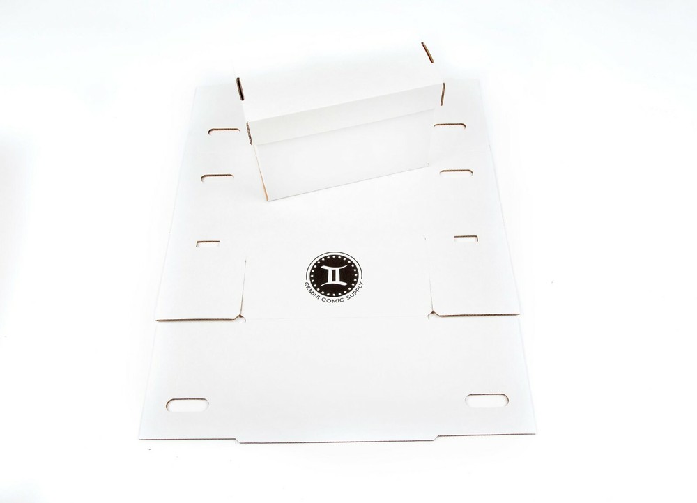 GEMINI Thick-Grip Short Comic Storage Box with Lid (glue-free)