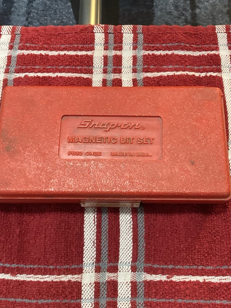 SNAP-ON Tools Master SAE Screwdriver Bit Set In Plastic Case SDM400A PB90