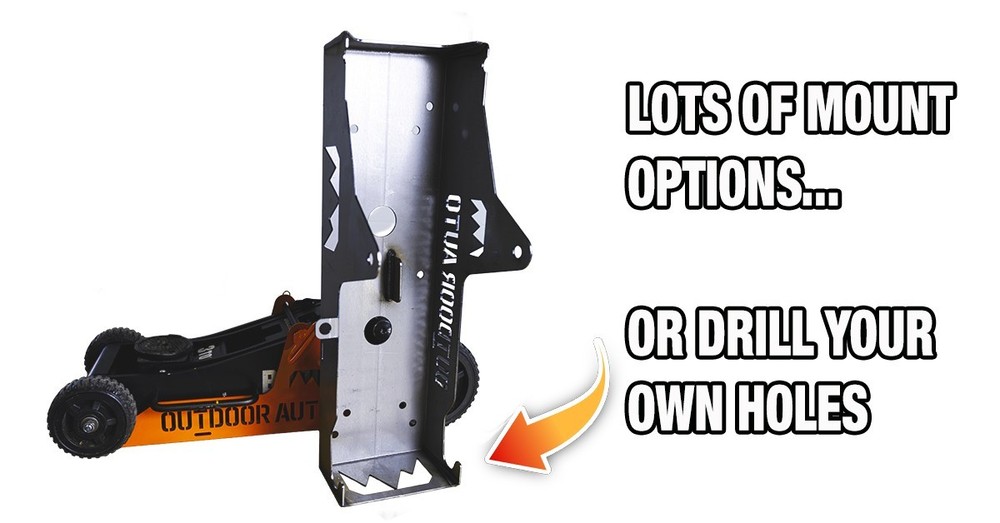 Off-Road Jack Mount for Harbor Freight Badlands 3 Ton Jack - Lockable