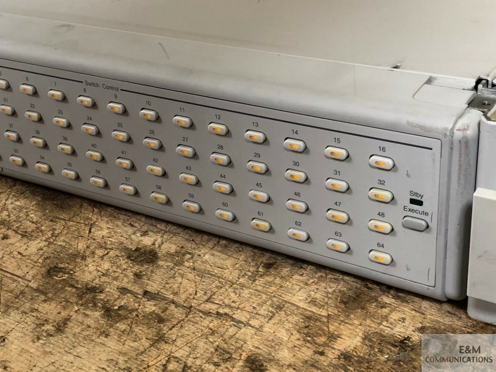 MN7451A ANRITSU RF SWITCH DRIVER UNIT WITH SLIDE RACK BRACKETS INSTALLED