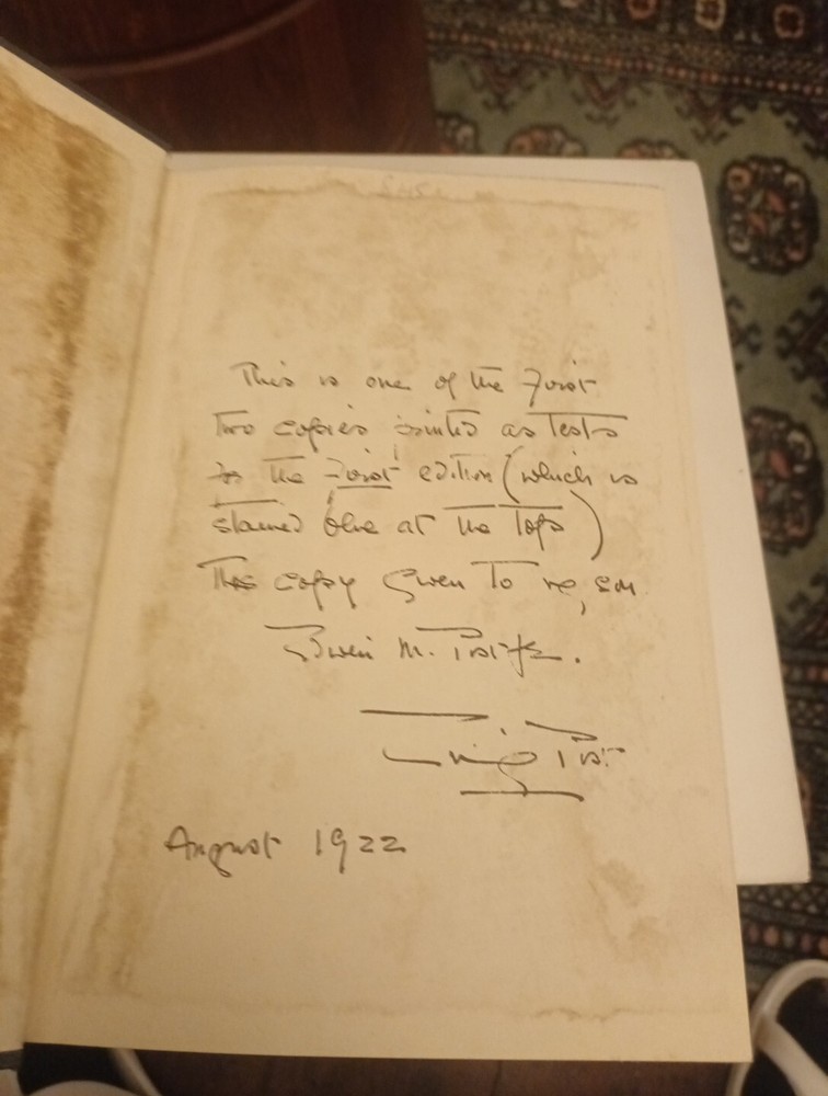 Emily Post's Etiquette Replica Edition Signed By Emily Post in 1922