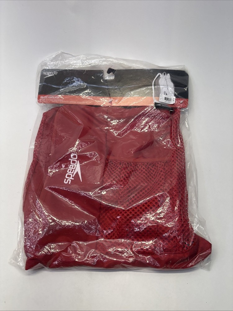 Speedo Formula One Mesh Equipment Bag Backpack Drying Shoulder Straps Multipu...