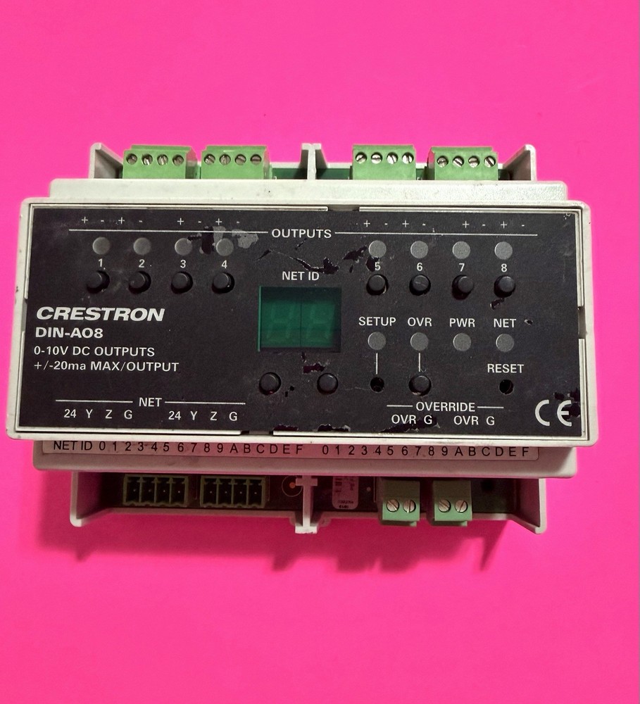 Crestron DIN-A08 0-10V Dimming Module