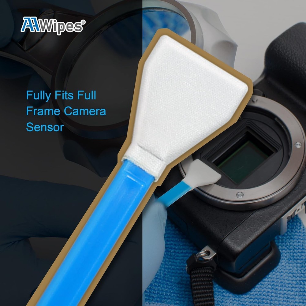 Professional Microfiber Sensor Cleaning Swabs for APS-C Cameras - 20 Swabs