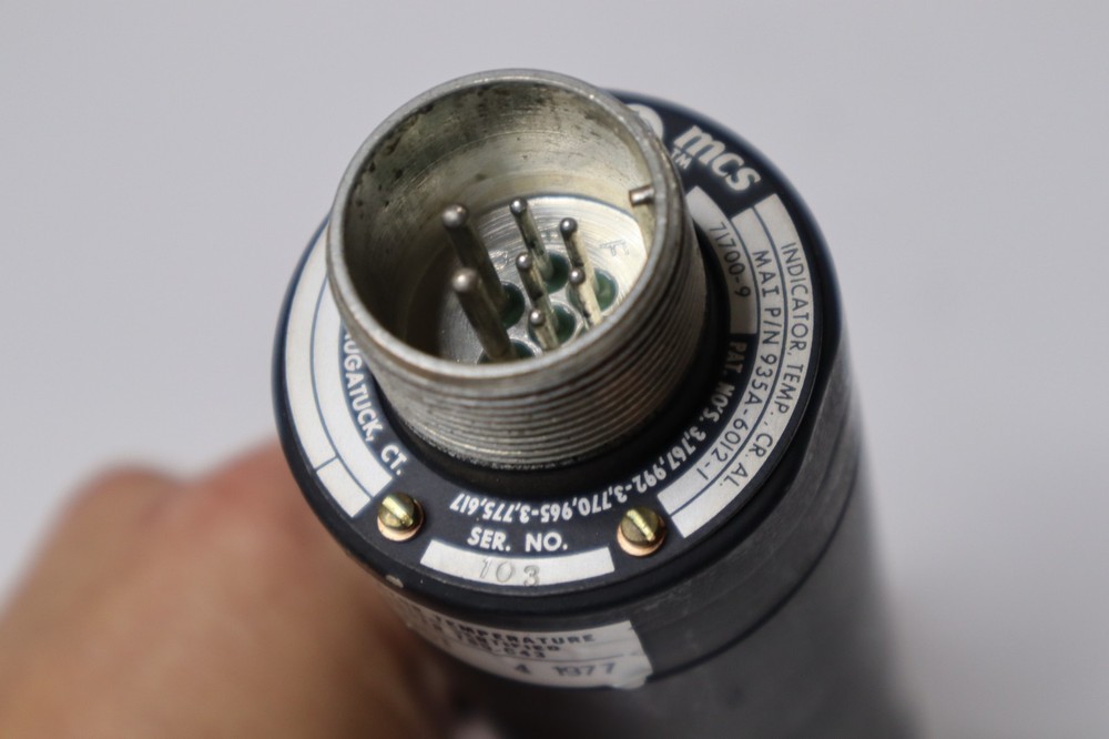 71700-9 MCS Temperature Indicator Lewis Engineering 935A-6012-1