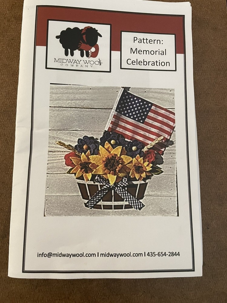 Midway Wool Co- "MEMORIAL CELEBRATION" Pattern