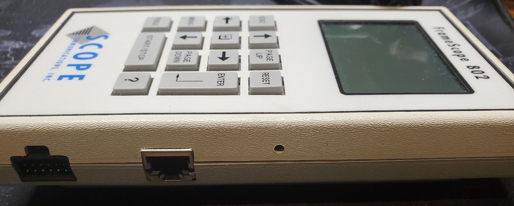 FRAMESCOPE 802 Ethernet Network Tester RJ45 scope communications ASM802FSC