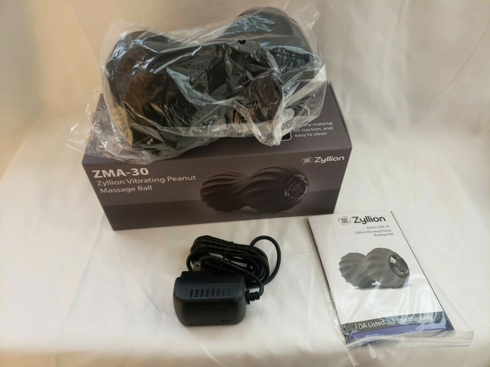 Zyllion Vibrating Rechargeable Muscle Roller Trigger Point Therapy Deep Tissue