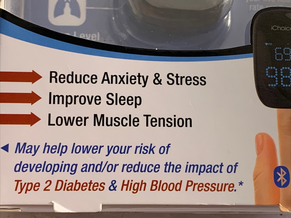 iChoice Smart Pulse Oximeter + Relaxation Coach OX200