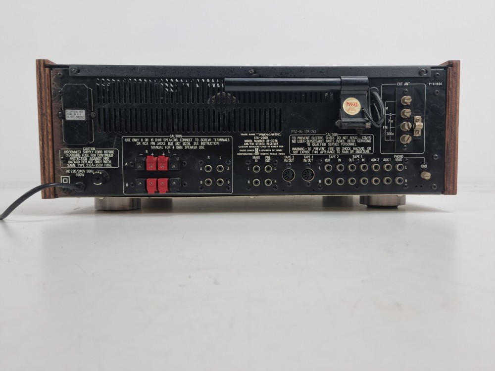 Realistic STA-2000 - Stereo Receiver - Fully Serviced - New side pannels