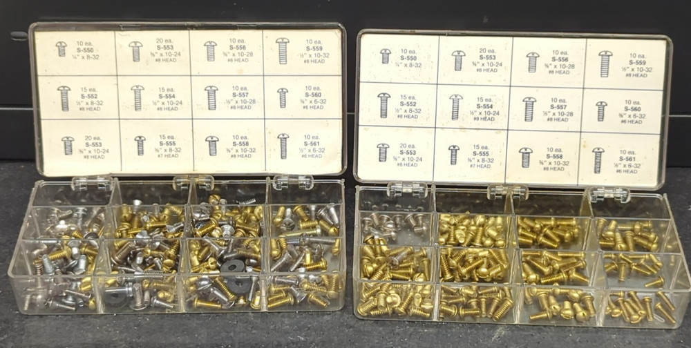 Bibb Screw Kit, Brass Assortment