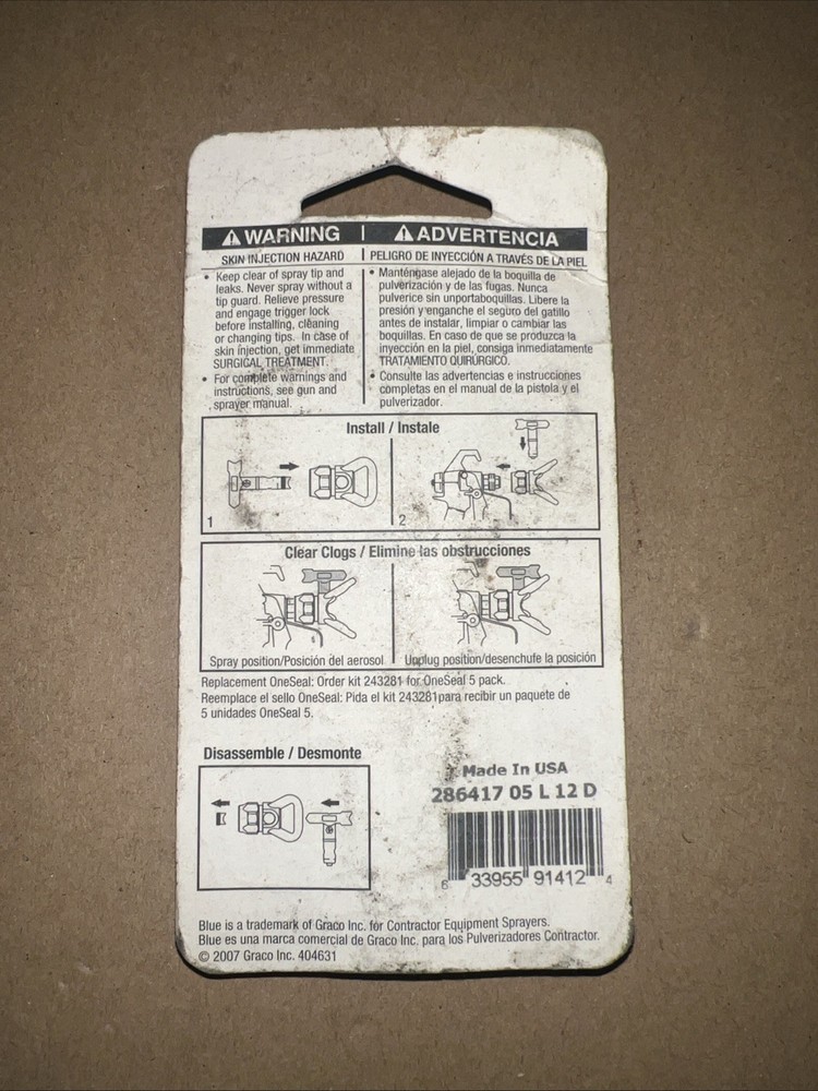 Graco 417 RAC 5 SwitchTip Reversible Spray Tip 286417