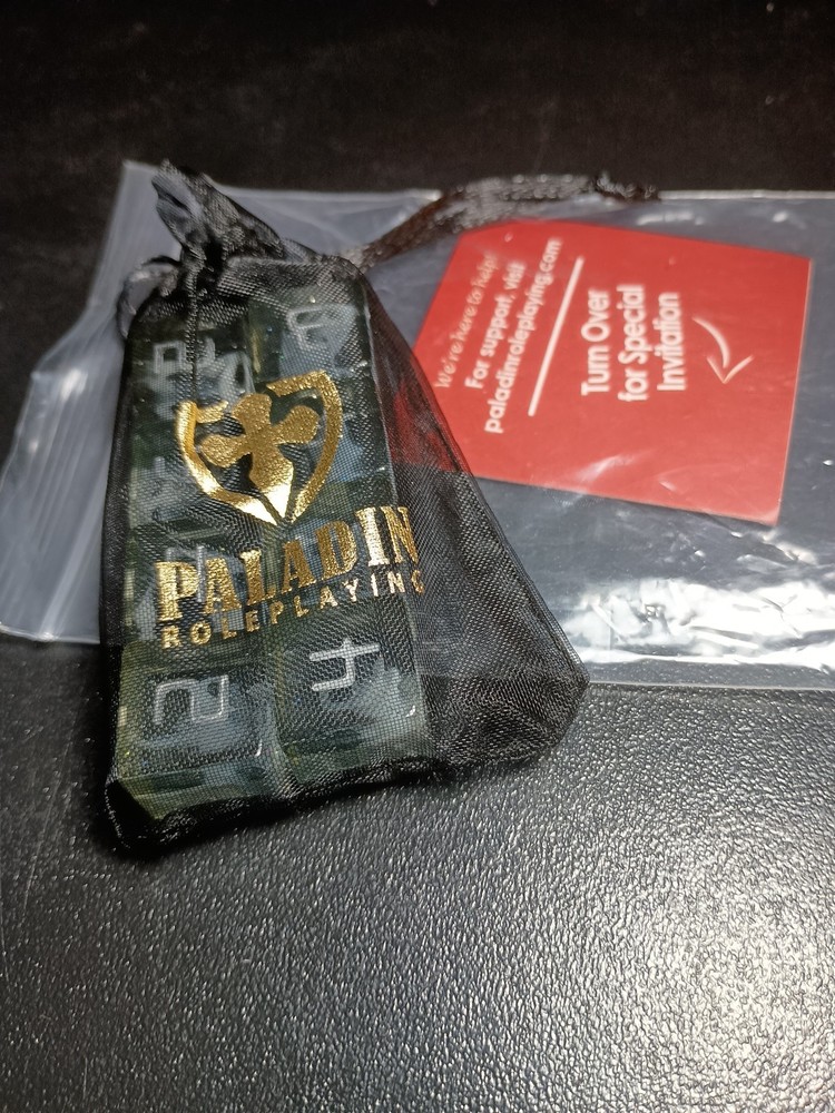 Paladin Roleplaying Game Dice Set NEW