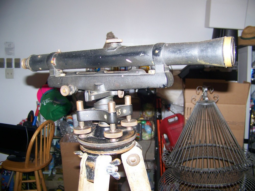 Dietzgen Vintage Transit Level And Tripod.