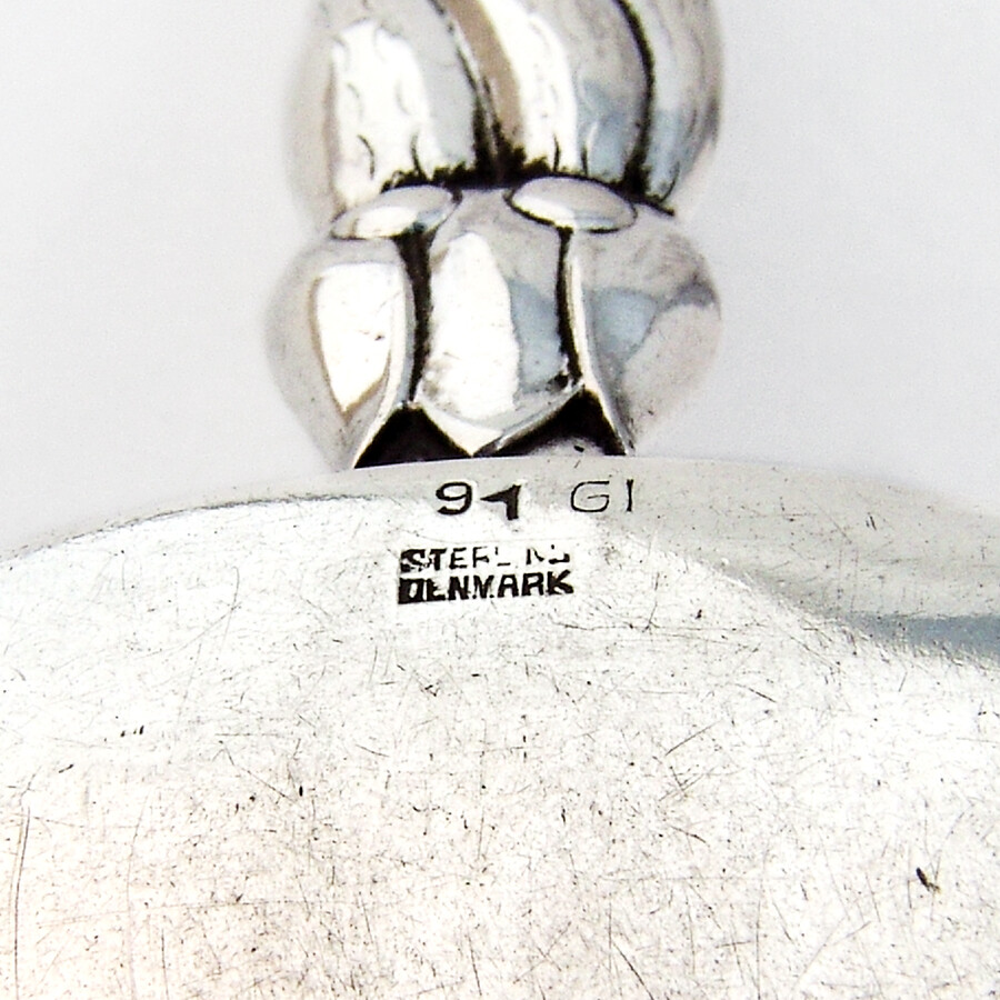Georg Jensen No 91 Pie Server Sterling Silver Old Mark
