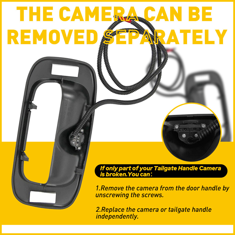 Tailgate Handle Bezel Backup Camera For 99-06 Chevy Silverado GMC Sierra 1500 EA