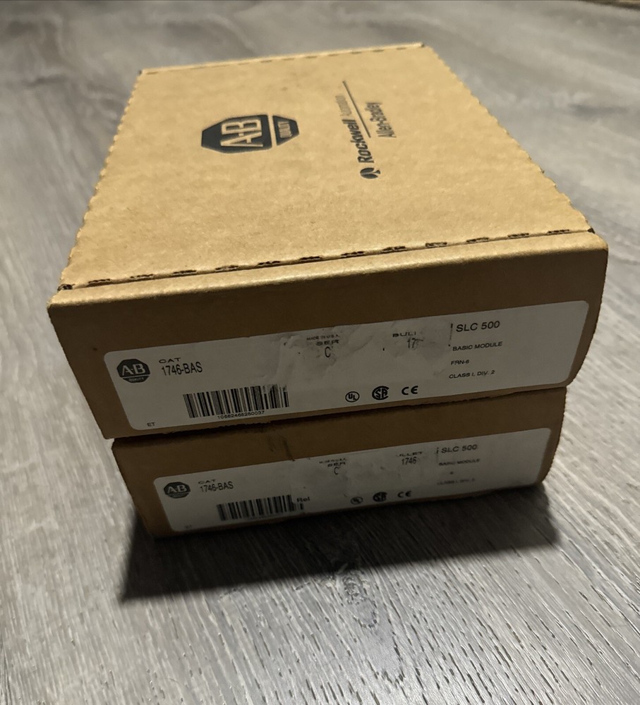 Surplus Sealed Allen Bradley 1746-BAS Ser C SLC 500 BASIC Module 2 Port 1746-bas