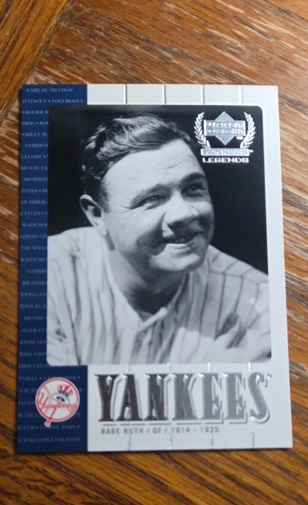 2000 Upper Deck Yankees Legends You Pick the Card