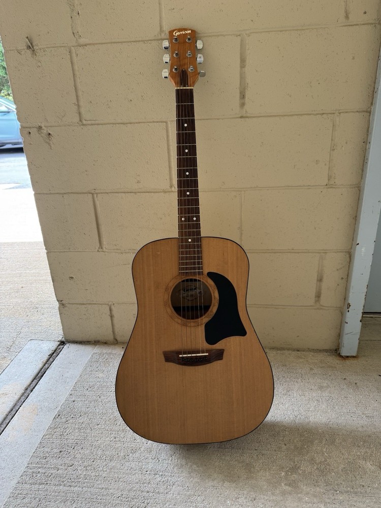 Excellent Condition: Garrison Acoustic Guitar With Hard Case