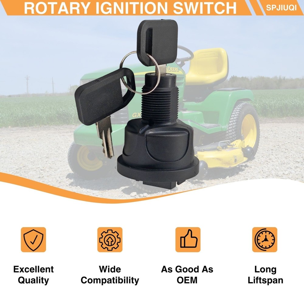 AUC15330 AUC15805 TCA26088 Ignition Switch Direct Replacement for John Deere