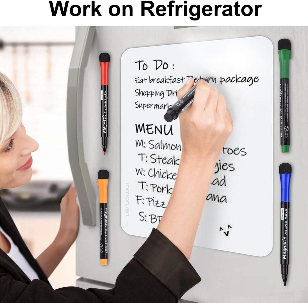 Magnetic Fine Tip Whiteboard Markers – 12 Pack