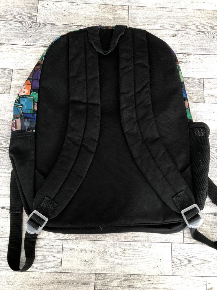 MINECRAFT Create Explore Survive Backpack Side Bottle Holder Pencil Bag