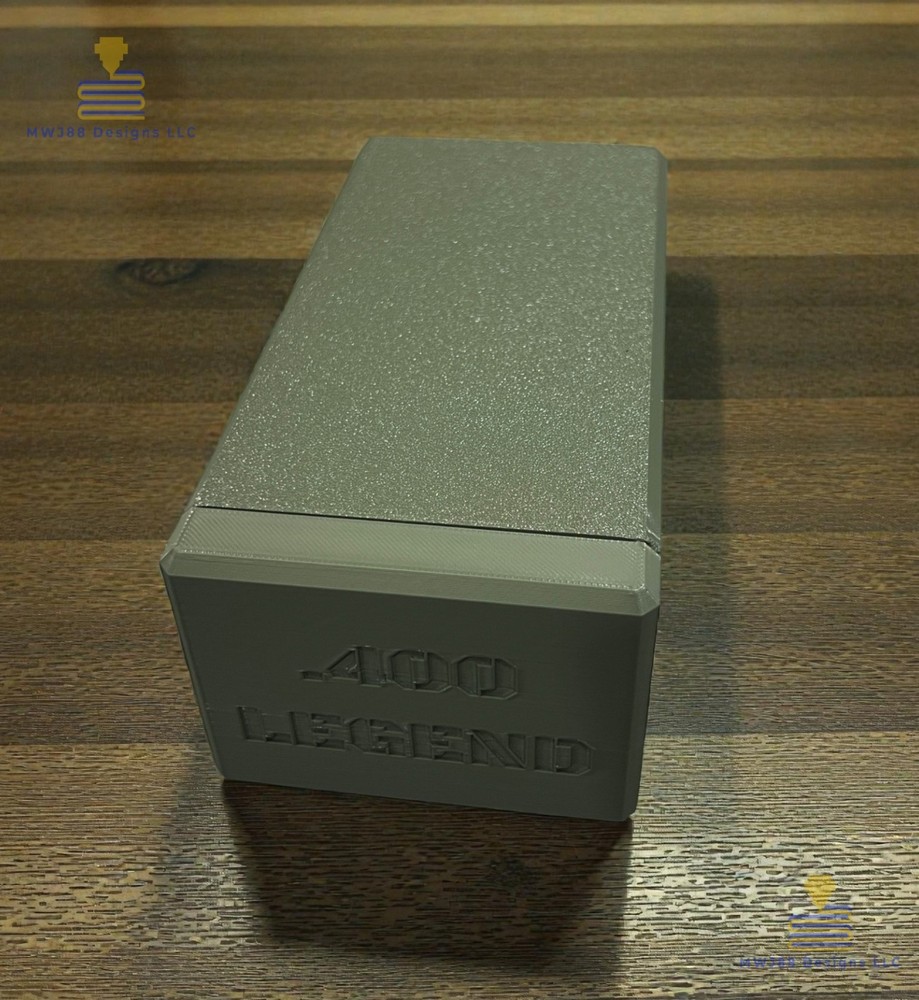 Sliding .400 Legend Ammo Storage Box Case - 50 Round - Multiple Colors!