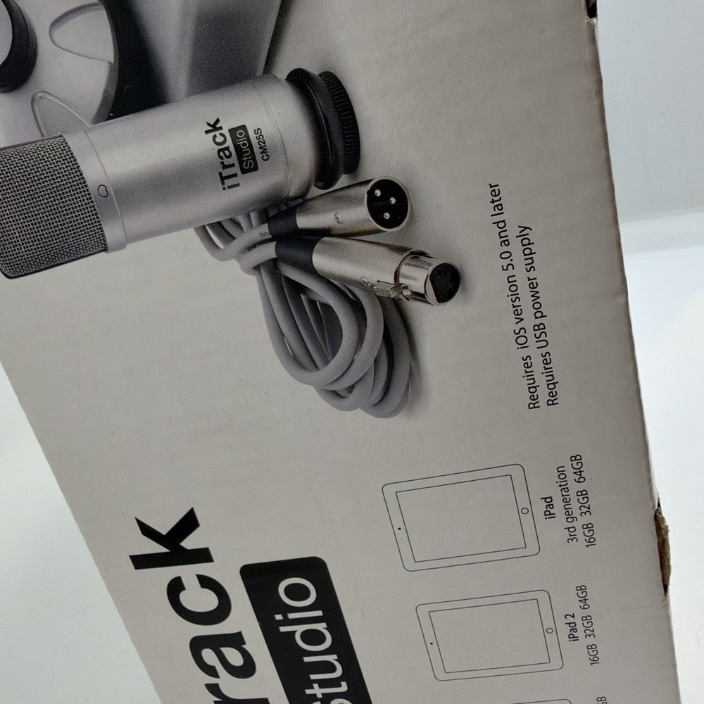 Focusrite iTrack Studio w/ iTrack Solo Recording Interface Microphone Headphones