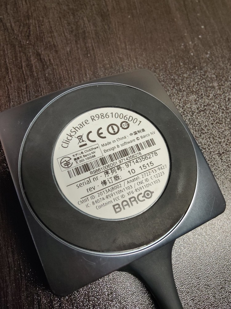 Barco Clickshare R9861500D01 Button Gen 3.0