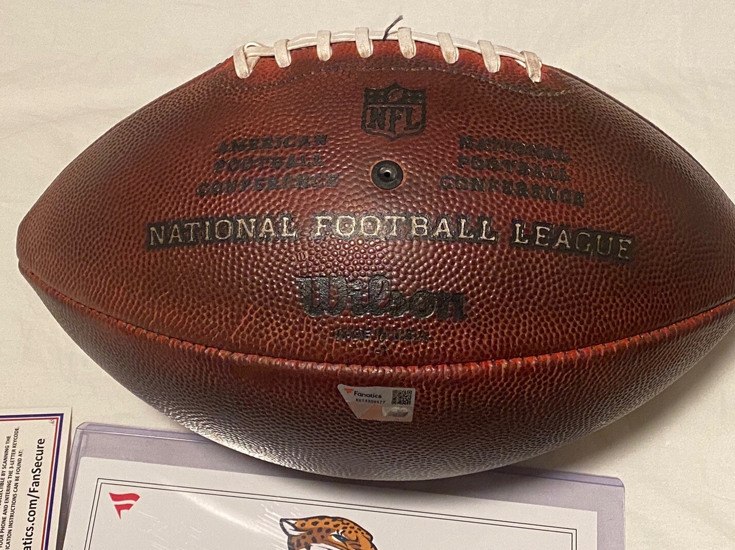 Game Used Football Trevor Lawrence Jacksonville Jaguars VS Houston Texans9/24/23