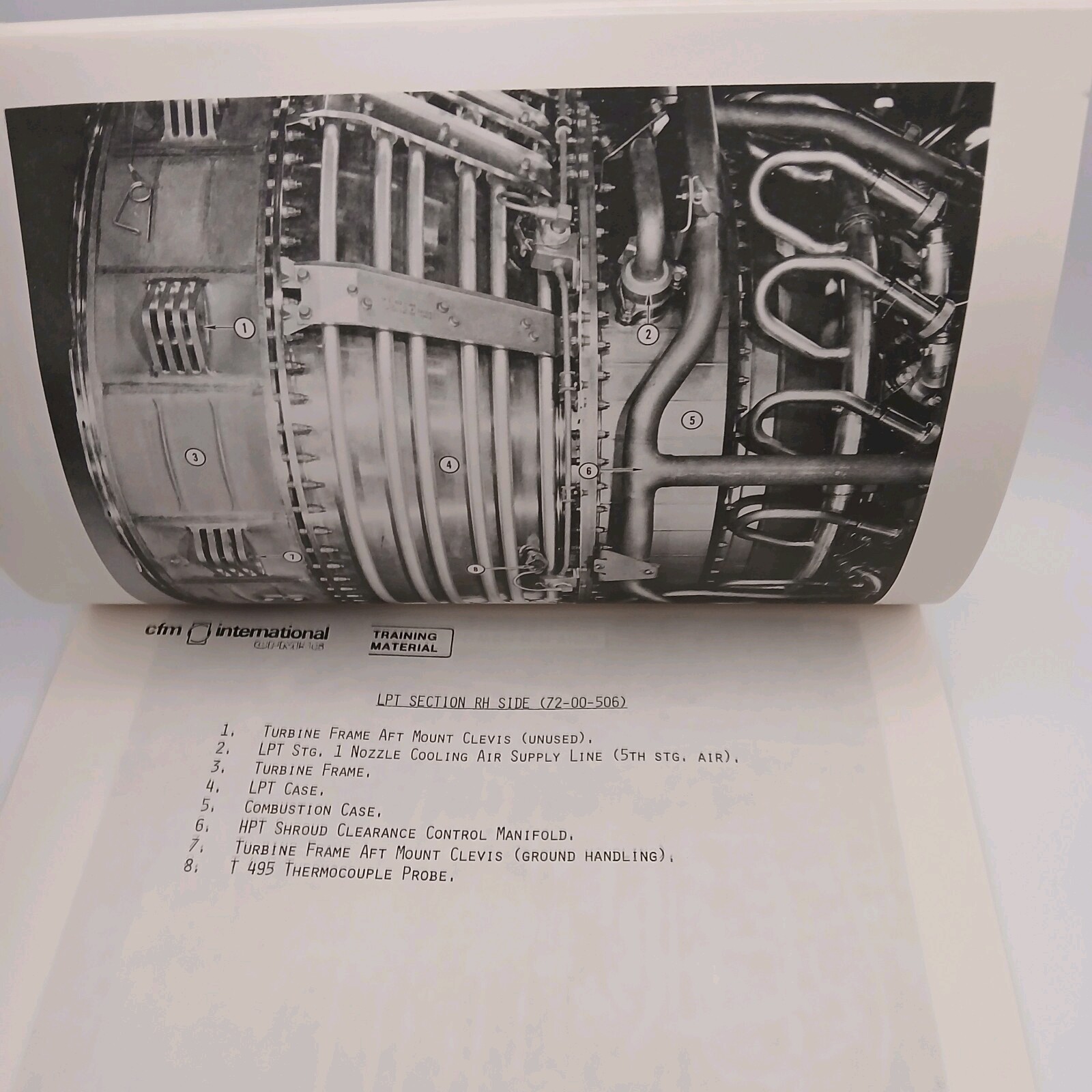 Vintage CFM International CFM56 Turbofan Basic Engine External Views Manual Book