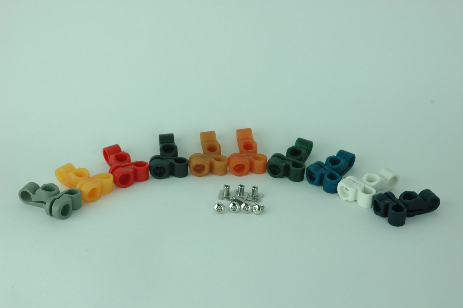 "Gray" Old Face Mask Clips Suspension Football Helmet RK TK Riddell Schutt