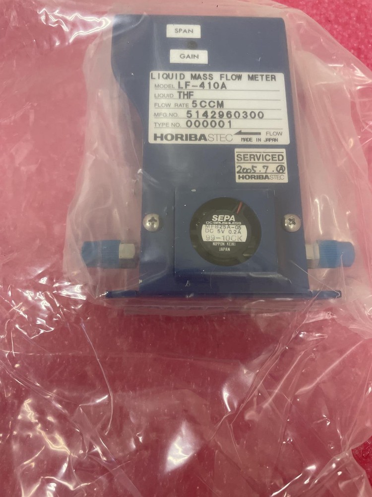 HORIBASTEC LF-410A THF 5CCM LIQUID MASS FLOW METER