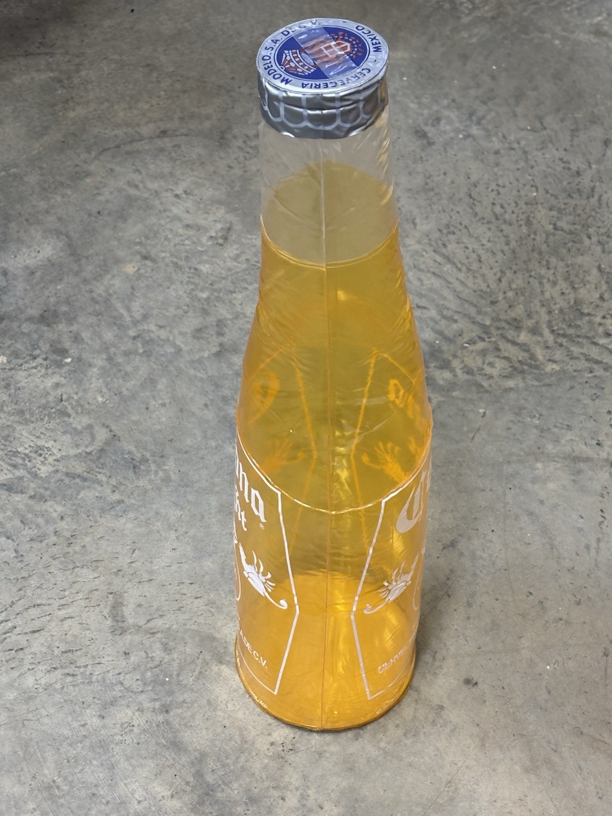 Corona Light Beer Inflatable Blow Up Bottle 26” Man Cave Bar Breweriana