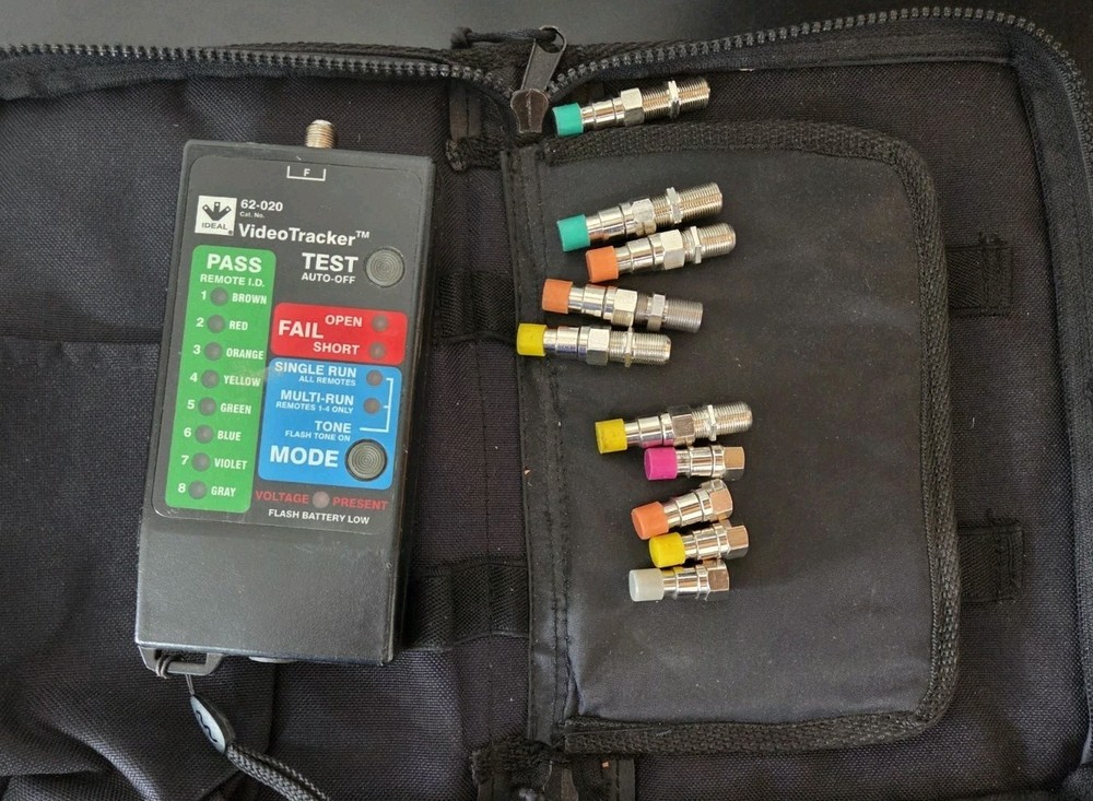 TWO Ideal Video Tracker Cable Tester Model 62-020