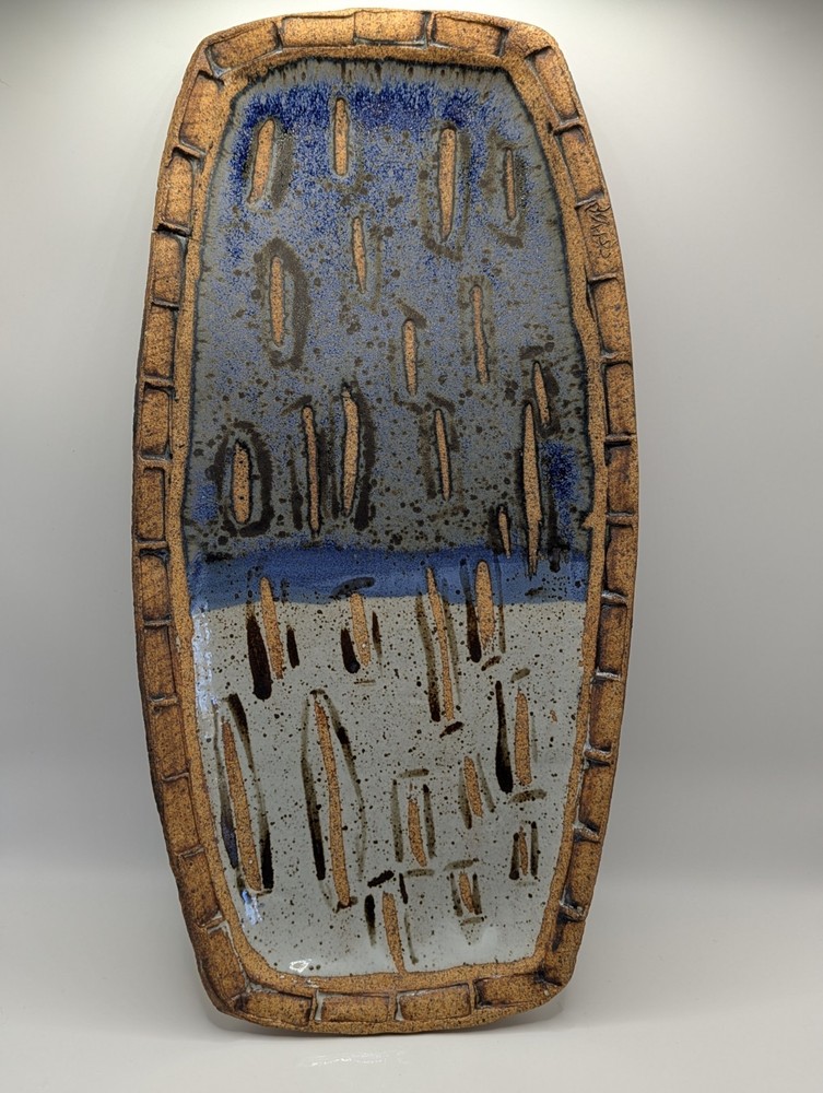 Vintage Pottery Serving Tray