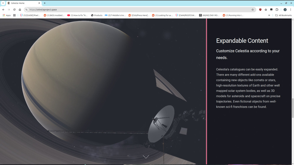 Celestia — real-time 3D visualization of space for Windows & macOS on CD or USB