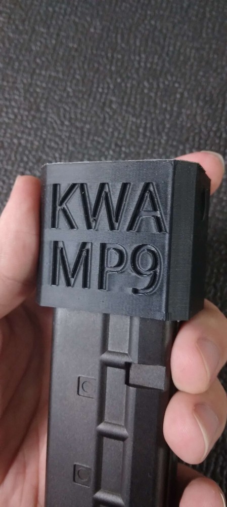 Airsoft KWA MP9 Speedloader Adapter (Black)