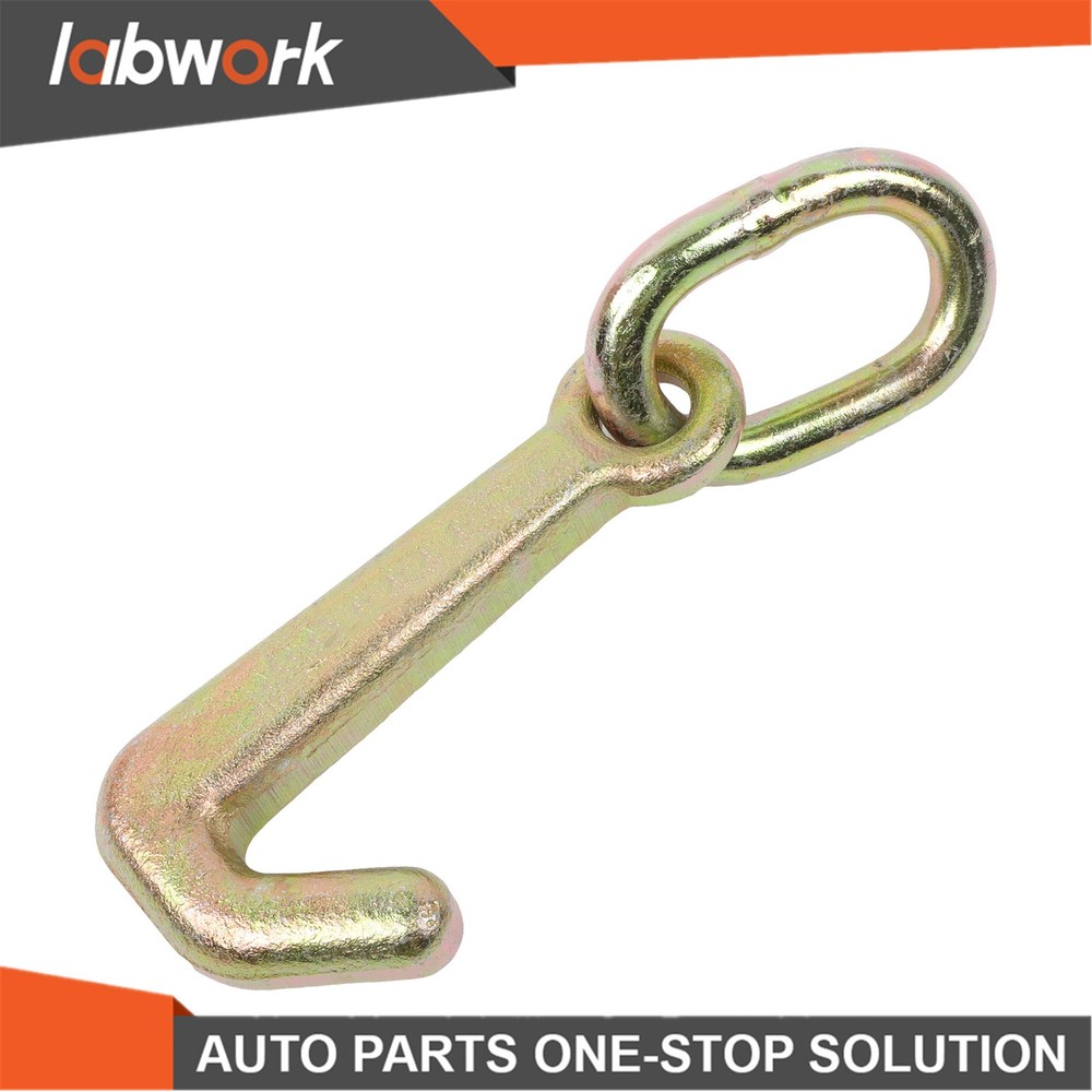 Labwork 2 Pack 5/16 Inch Mini J Hook G70 5400 Lbs Working Load Limit Hooks