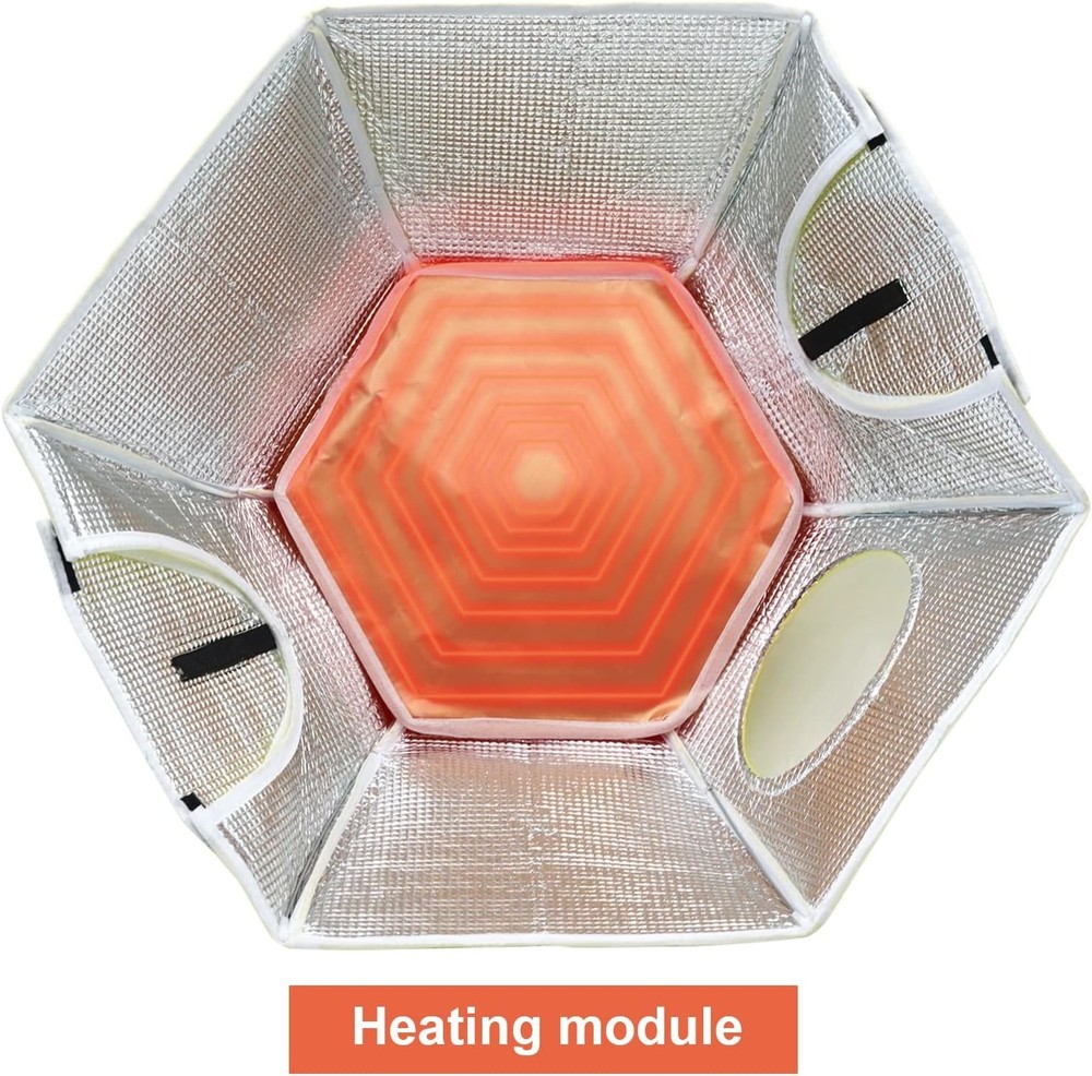 Adjustable Heat Chick Brooder Heating Plate for up to 50 Poultry & Ducklings