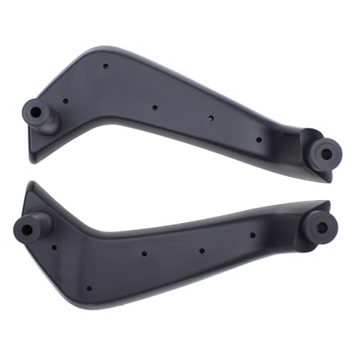 2 Pieces Black Interior Driver and Passenger Side Door Pull Handle Manual