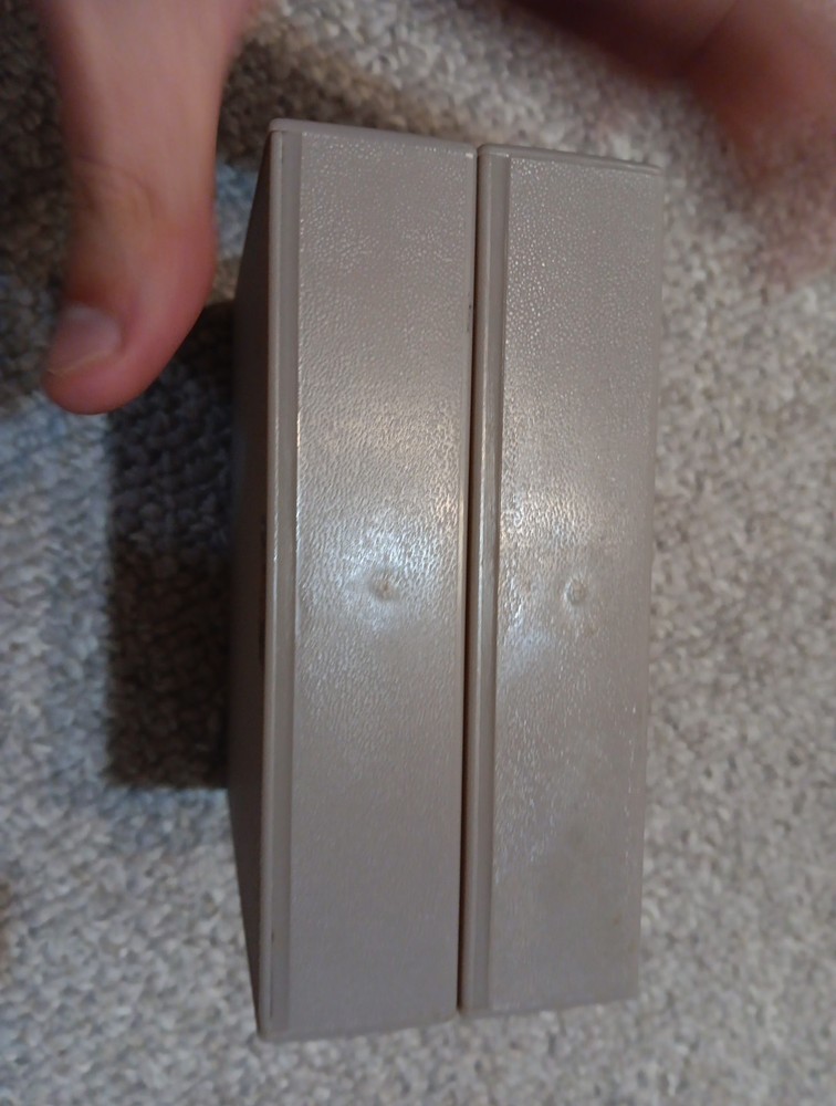 2X Computermate, Vintage 5.25" Floppy Disk Storage, Folding Container (Beige)