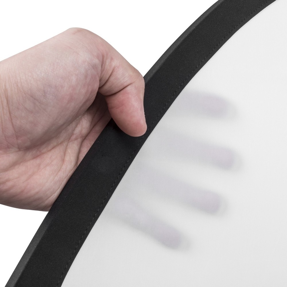 Glow Circular Collapsible Reflector with Handles (22", Translucent)
