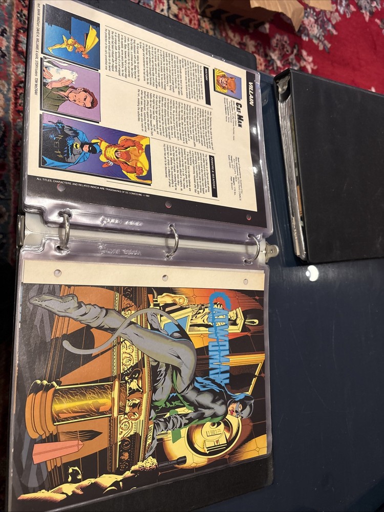 Comic Book Bio Binder